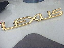 FS: Gold Trunk Emblem Set (L + Lexus) for 1st Gen.-picture-20.jpg