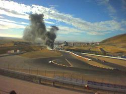 Sports Car races at Sonoma Infineon Raceway-smoke2.jpg