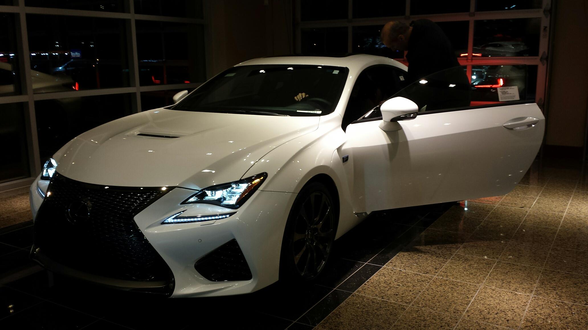 My New Rcf White With Circuit Red Clublexus Lexus Forum
