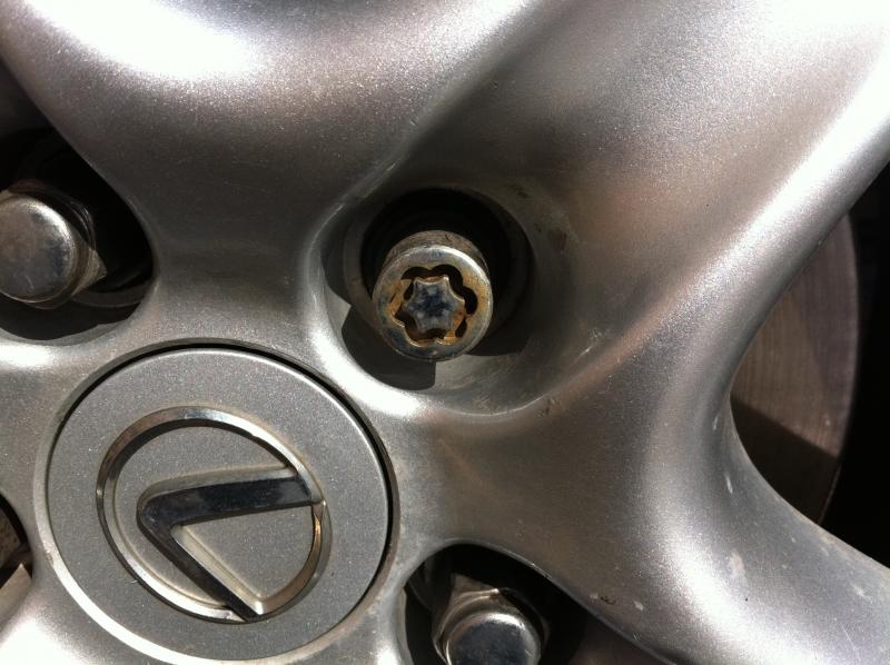 tire wheel lock key