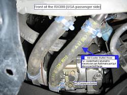 Photo DIY:  RX300 AWD Transmission Fluid, Pan, Filter Change-rx300_oil_cooler_outlet_hose.jpg
