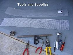 Mesh on Air Dam-tools-and-supplies.jpg