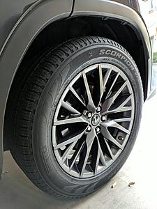 How wide a tire can the stock 20&quot; OEM rims allow without rub?-img_20170921_113846.jpg