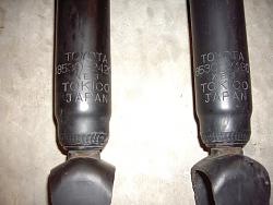 1998 SC400 OEM Shock absorbers; Less than 5000 miles-scstrutsrear.jpg