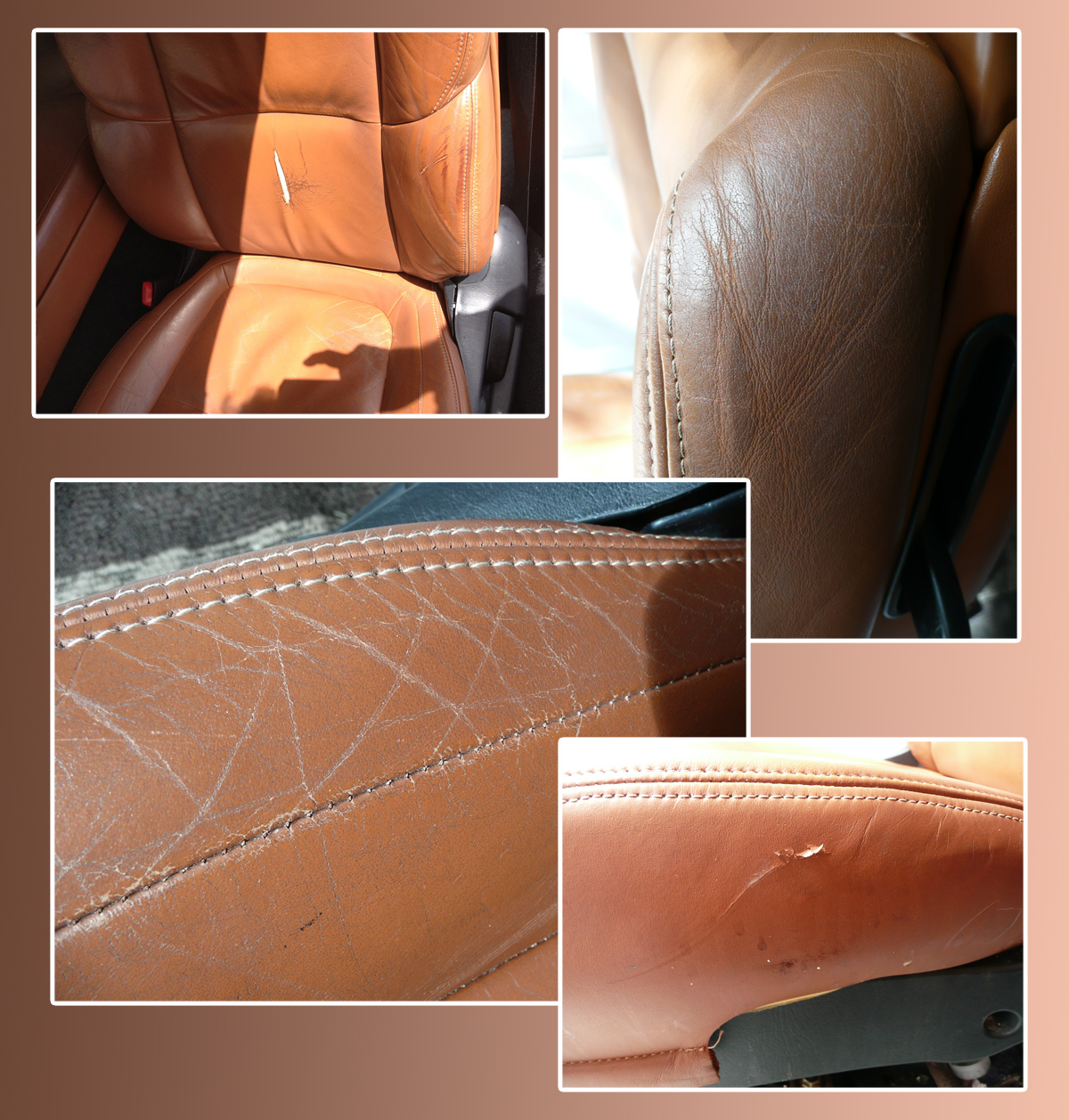 Driver's seat leather cracking?