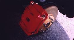 Painting Caliper's-compressed-front-brakes-red-calipers-just-painted.jpg