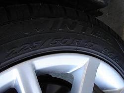 Set of 4: 225/50R-17 Pirelli Winter 210 Snowsport TIRES ONLY for sale!-dsc09298.jpg