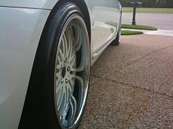 Mht Forged pearl white color matched staggered 20inch rims and tires-photo2.jpg