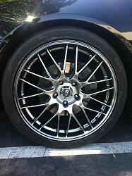 FS Enkei EKM3 Bright Satin Silver 18x8 +40 offset with staggered tires NEW/LIKE NEW-photo-1-.jpg