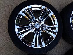 FS: 18&quot; Lexus OEM 2007 GS450h Hybrid Chrome Wheels with Tires-photo-4.jpg