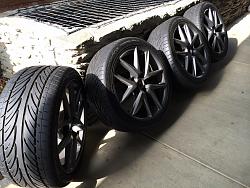 19&quot; gunmetal LFA replica wheels and tires for sale SO CAL-photo-4.jpg