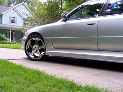 (4) 20&quot; NS Racing Hammer Chrome Rims, wrapped in Nitto NT555 tires-car008.jpg