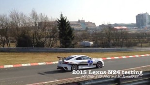 Lexus Testing New LFA and RC F Racers at the Green Hell