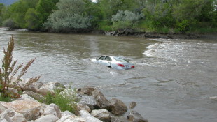 Stolen Lexus Fished Out of Weber River in Utah