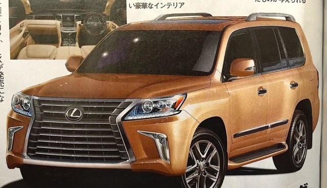 More Leaked Photos of the 2016 Lexus LX 570