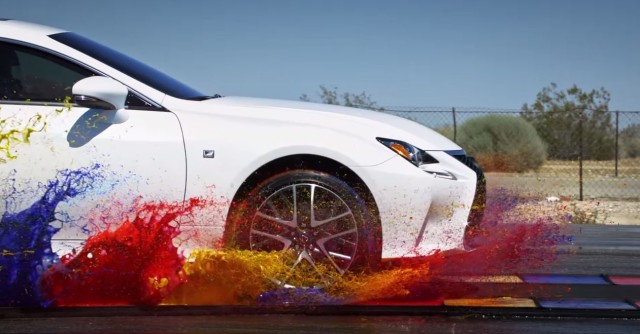 Lexus Slows Down an RC 350 F Sport With Some Paint
