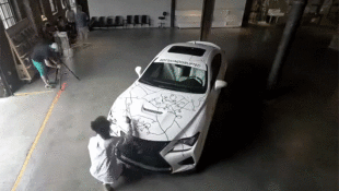 Artist Turns RC F Into Art in 30 Seconds