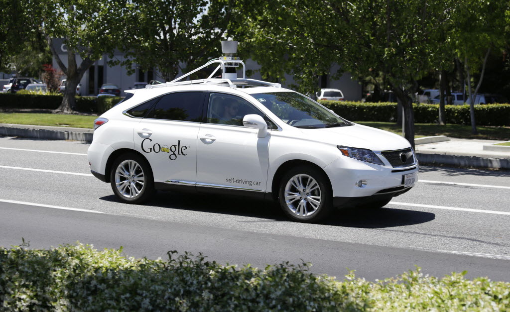 google self driving lexus