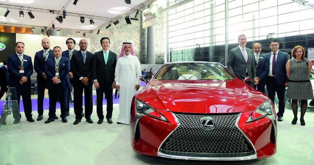 Lexus at the Qatar Motor Show - LC500 Coupe