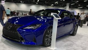 Revised 2019 Lexus RC 350 F Sport Caught on Display