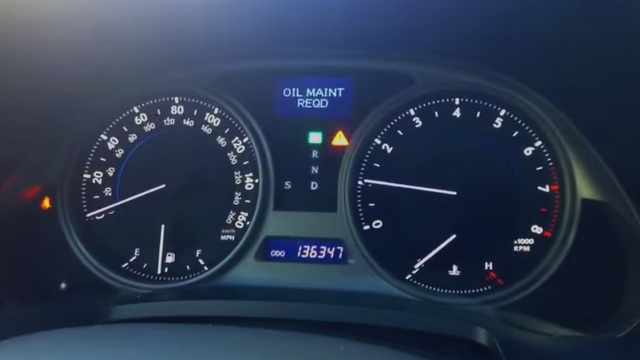 Lexus IS: How to Reset Your Oil Light