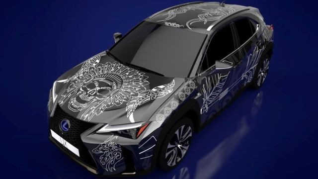 Tattooed Lexus UX Wins Design Contest