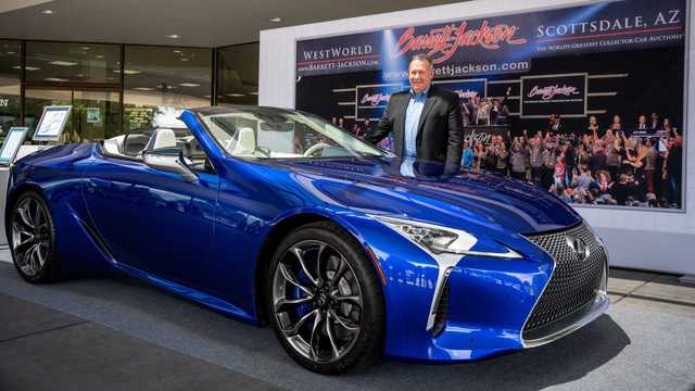 Lexus LC Convertible That Sold For $2M Gets Delivered