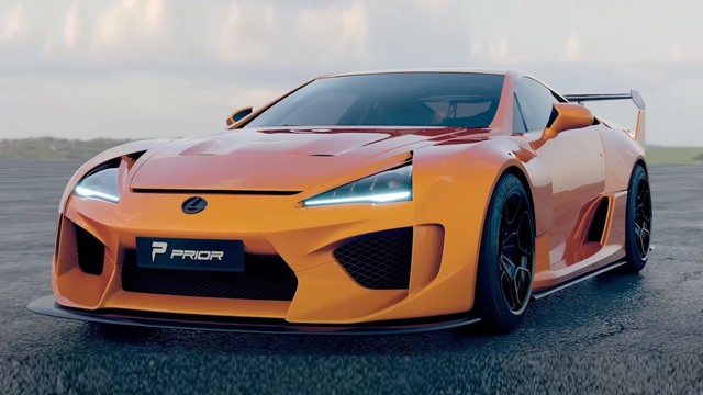 Widebody Lexus LFA Renderings are Mind-Boggling