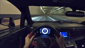 Lexus LFA tunnel (Tedward)