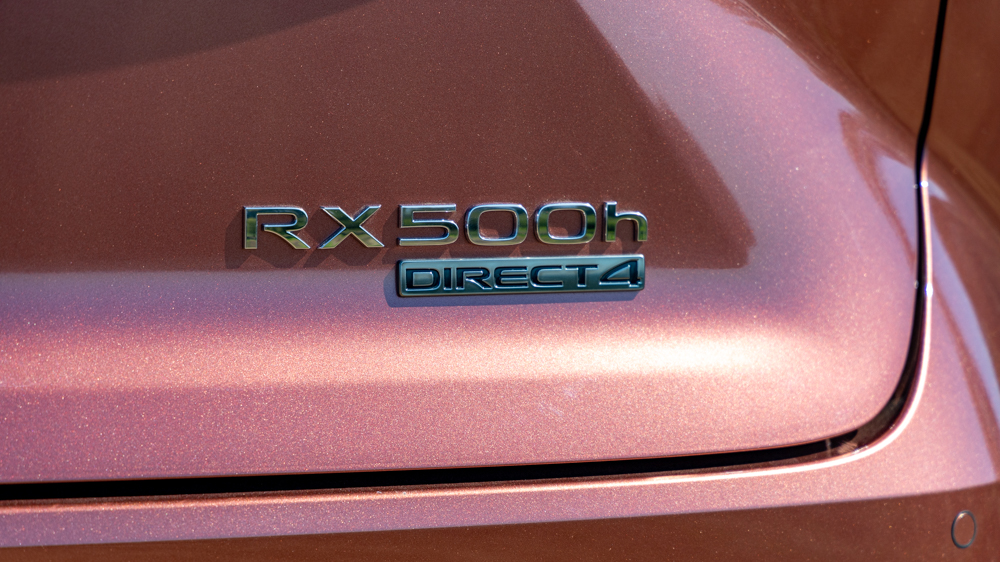 LEXUS DIRECT4 badge on the RX 500h