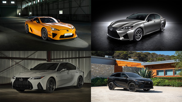 Ranking Every Lexus F & F Sport Performance Model from Worst to First!