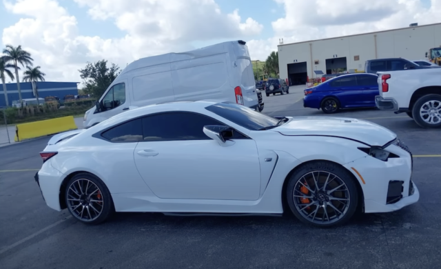 Salvaged Lexus RC F Scam