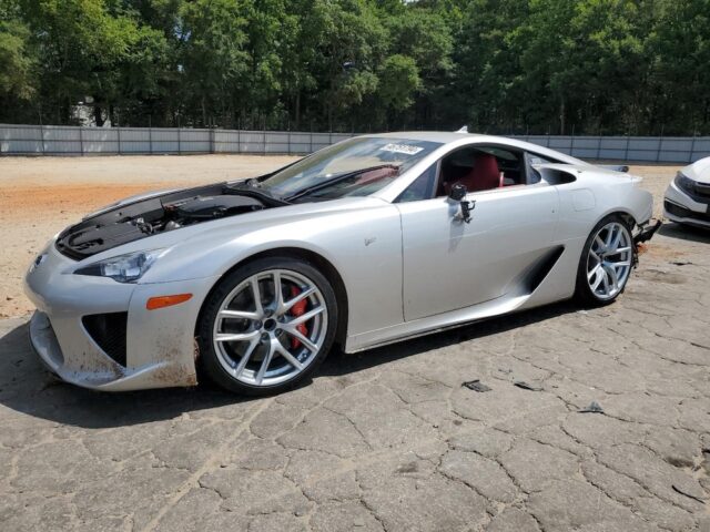 Wrecked Lexus LFA