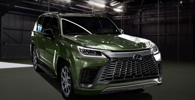 2026 Lexus LX Refresh Renderings